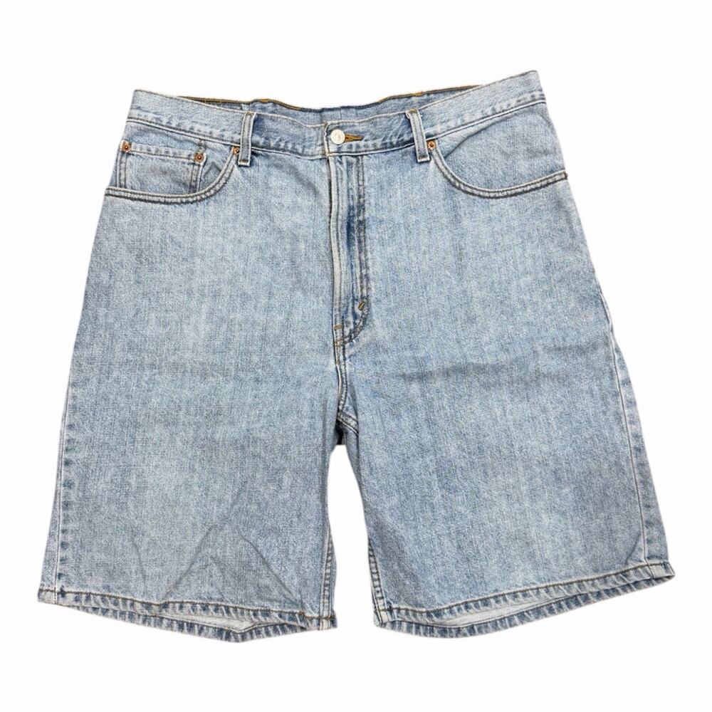 Vintage 2010 Levis Light Wash Jorts Size 40 Relaxed Fit
